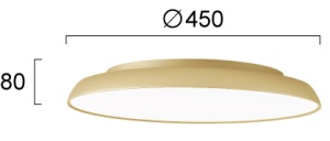 Plafoniera LED 3000K Art 4303600 - Img 3