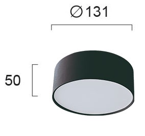 Plafoniera LED 3000K Jaxon 4157401 - Img 2