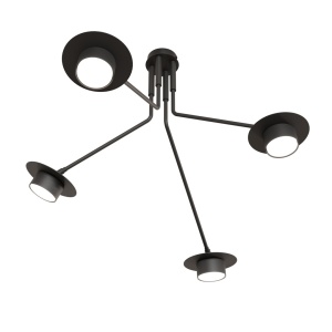 Plafoniera MIZU 4 Negru - Img 2
