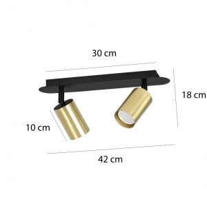 Plafoniera neagra, Plafoniera neagra metal, Plafoniera din metal, Plafoniera hol, Plafoniera dormitor, Plafoniera bucatarie, Aplica tavan, Aplica tavan neagra, Aplica tavan metal