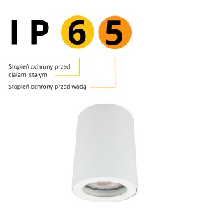 Spot aplicat Faro alb IP65 1xGU10 - Img 4