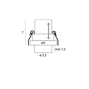 Spot incastrat HALO H0128 LED Alb - Img 5