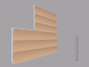 Termosistem decorativ FPTD02 dimensiuni 500x40x2000mm - Img 1