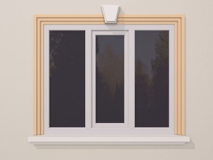 Ancadrament fereastra exterior FP136 dimensiuni 125x40x2000mm - Img 3