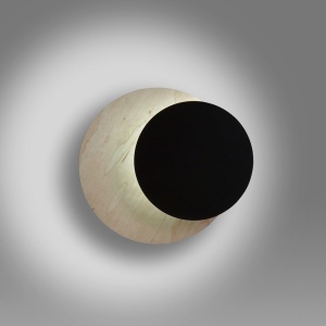 Aplica perete CIRCLE 1B Negru - Img 2