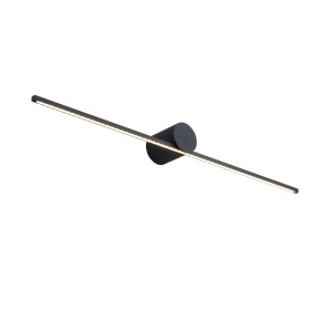 Aplica perete Modern Slim 60 cm Negru LED 3000K - Img 3