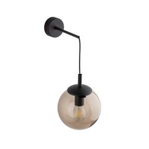 Aplica perete Negru 1xE27 ESME 5389TK - Img 3