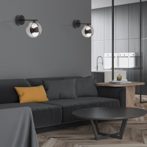 Aplica perete Negru 1xG9 ESTERA 4777TK - Img 3