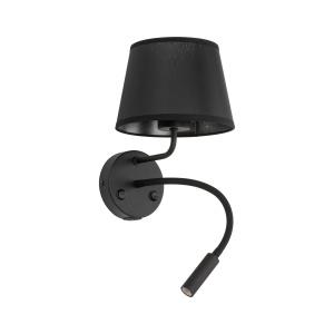 Aplica perete Negru 2xE27 G9 MAJA 10203TK - Img 1