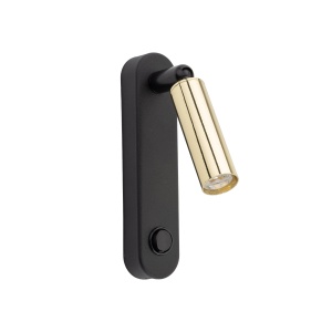 Aplica perete Negru Auriu 1xG9 ENZO 6623TK - Img 1