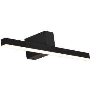 Aplica perete Nevada 40 cm Negru IP44 LED 4000K - Img 1