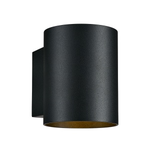 Aplica perete Oregon Negru - Auriu 1xG9 - Img 1
