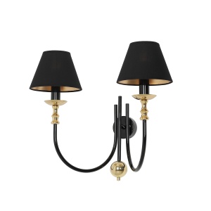 Aplica perete ROMA 2 negru