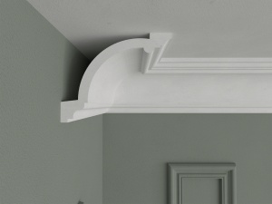 Bagheta de colt / Cornisa de interior BC31 dimensiuni 125x155x2000mm - Img 2