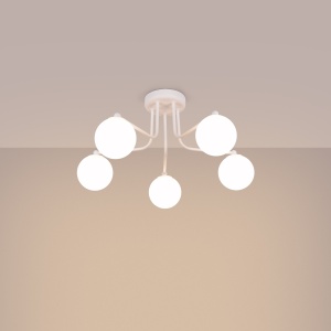 Candelabru ASTRAL 5 Alb - Img 3