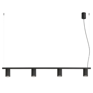 Candelabru KARBON 4 negru