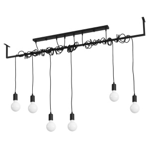 Candelabru SALAMANCA 6 negru - Img 1