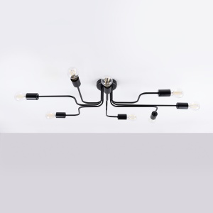 Candelabru VECTOR 8 Negru - Img 2