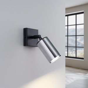 Lampă de perete WINX Negru Chrome - Img 3
