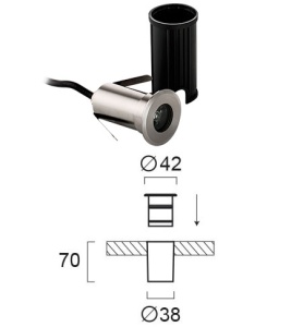 Lampa exterior LED 3000K Lotus 4186700 - Img 4