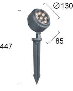 Lampa exterior LED 3000K Ridox 4310700 - Img 4