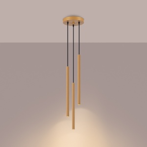 Lampă suspendată ARCHE 3P Auriu - Img 3