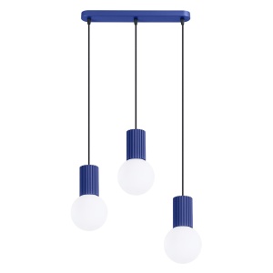 Lampă suspendată HALO 3L ultramarin