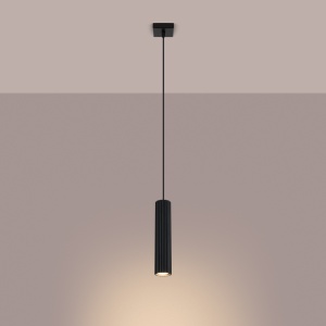 Lampă suspendată KARBON 1 Negru - Img 3