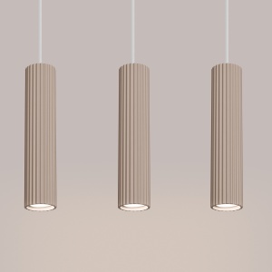 Lampă suspendată KARBON 3L taupe - Img 3