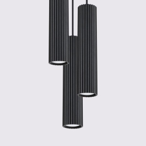 Lampă suspendată KARBON 3P Negru - Img 4