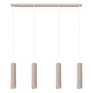 Lampă suspendată KARBON 4L taupe