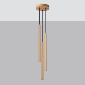Lampă suspendată PASTELO 3P Auriu - Img 2