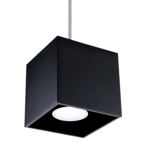 Lampă suspendată QUAD 1 Negru