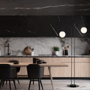Lampadar ARCHI LP2 Negru OPAL - Img 4