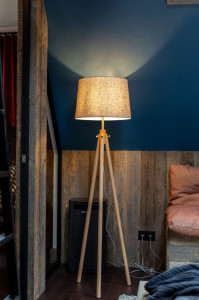 Lampadar Maytoni Calvin Alb-Lemn - 01-BR - Img 6