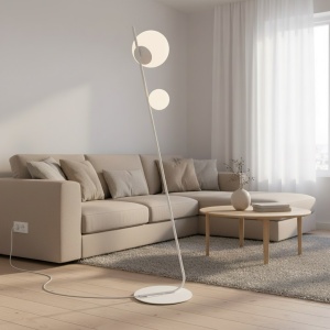 Lampadar TATU LP2 Alb - Img 3