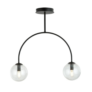 Lustra ARCHI 2 Negru TRANSPARENT - Img 1