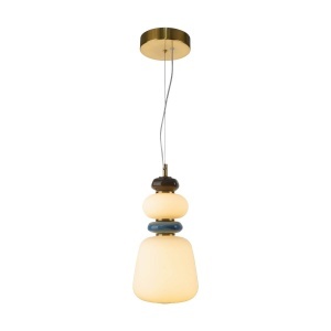 Lustra Auriu LED becuri Evans - Img 3