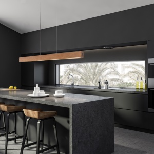 Lustra Bej Negru 1xLED TEO 1449TK - Img 2