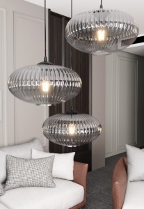 Lustra COCO 3 Negru PREM Grafit - Img 4