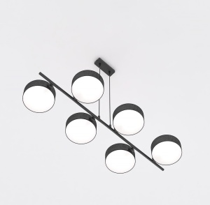 Lustra DRUMZ 6 Negru - Img 3