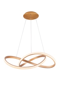 Lustra INFINITY 80 CCT Auriu + Telecomanda