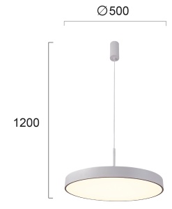 Lustra LED 3000K-4000K Madison 4235600 - Img 3