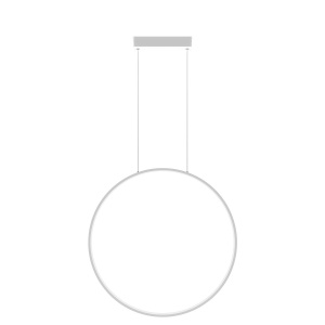 Lustra Mirror alb LED CCT