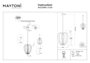 Lustra MOD398PL-01B - Cambio - Img 2