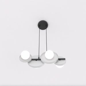 Lustra MODEL 4 Negru Gri - Img 3