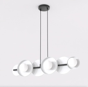 Lustra MODEL 6 Negru Alb - Img 2