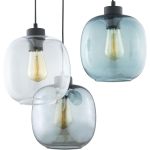 Lustra Negru 3xE27 ELIO 3184TK - Img 3