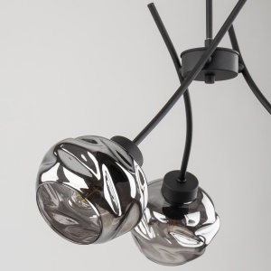 Lustra Negru 3xE27 ZULIA 5748TK - Img 4