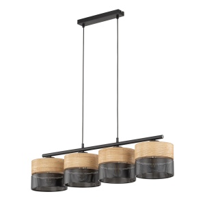 Lustra Negru 4xE27 NICOL 4802TK
